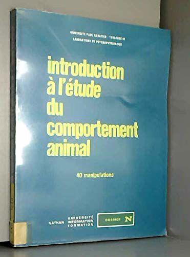 Introduction À L'étude Du Comportement Animal