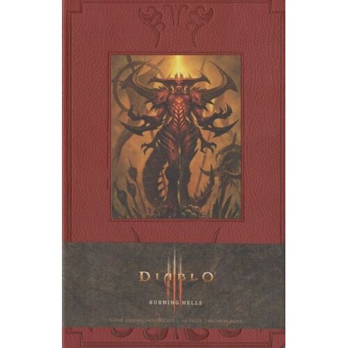 Diablo Burning Hells Hardcover Blank Journal