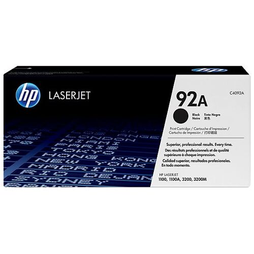 HP 92A (C4092A) Cartouche de toner noir originale LaserJet