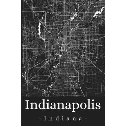 Indianapolis Indiana: Your City, Your Region, Your Home! | Composition Notebook 6x9 Plaid 120 Pages