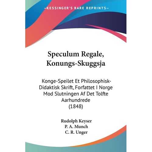 Speculum Regale, Konungs-Skuggsja