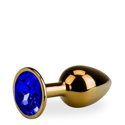 Plug Métal Bijou Anal Rosebud Doré Taille S 50g