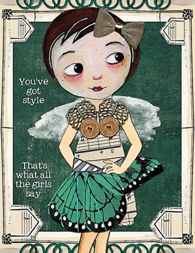 Notebook: You've Got Style - That's What All The Girls Say - Doll Design Keepsake Notebook, Diary Or Journal: Composition Notebook - Matte Soft Cover ... 11 - 120 Writing Pages - Cream Colored Pages