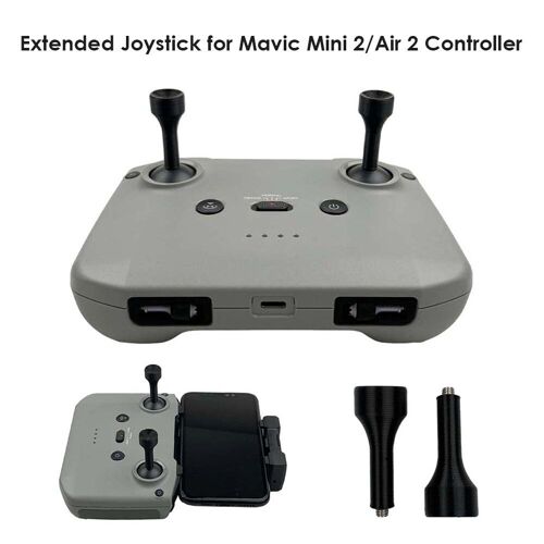 1 Paire De Tiges De Commande À Distance Universelles, Extension De Joystick, Accessoires Pour Drones Dji Mavic Mini2 Air2-Générique