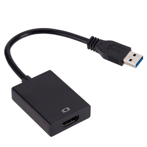 Adaptateur USB 1080 HD 3.0 P vers HDMI, carte graphique externe, câble de conversion Audio-vidéo, Compatible avec Windows XP Vista Win7/8