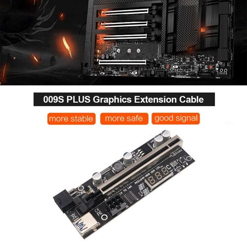 carte adaptateur USB 3.0 6 broches PCI-E 009S PLUS avec capteur de température