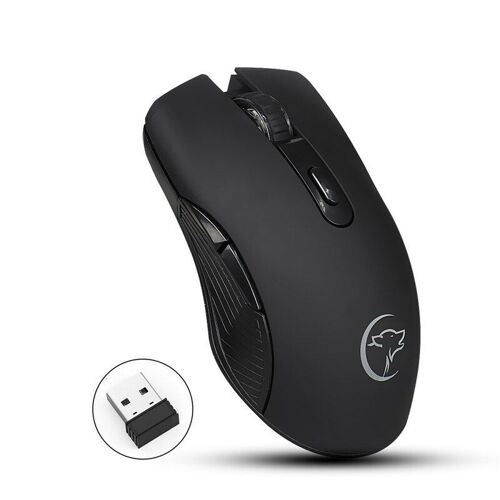 Souris optique de jeu sans fil 2.4G, périphérique d'ordinateur Portable, ergonomique, pour ordinateur PC et ordinateur Portable