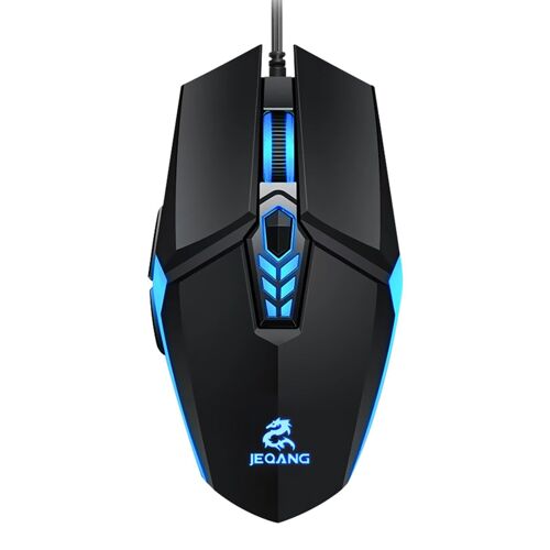 Souris filaire de jeu 3200DPI, colorée, USB, pour ordinateur portable et de bureau