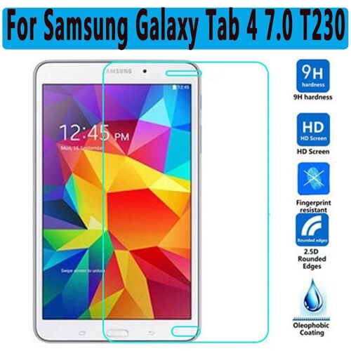 Protecteur D'écran Premium 9h, En Verre Trempé Pour Samsung Galaxy Tab 4 7.0 T230 7.0