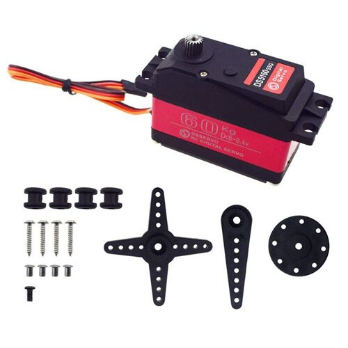 Servo Numérique Haute Tension Étanche 60kg Ds5160 Ssg, 8.4v, Pour Voiture Rc 1:5, Bras Robot Losi Xl 5t Savox-0236, 1 Pièce