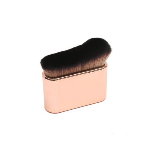 Pinceau À Poudre Blush Sans Trace, Accessoire De Maquillage Doux, Avec Manche En Or Rose, Bb Crème 
