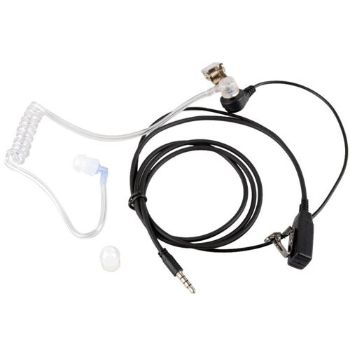 Écouteur À Tube D'Air Acoustique Enroulé Transparent, Pour Iphone, Samsung, Huawei, Htc, Lg, Sony, Téléphone Portable