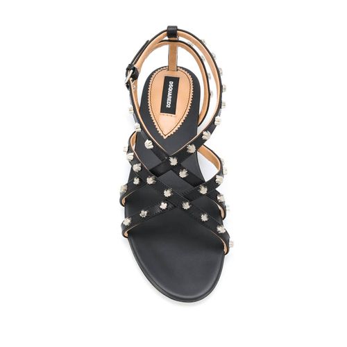 Dsquared2 Sandales À Détails Cloutés - Noir