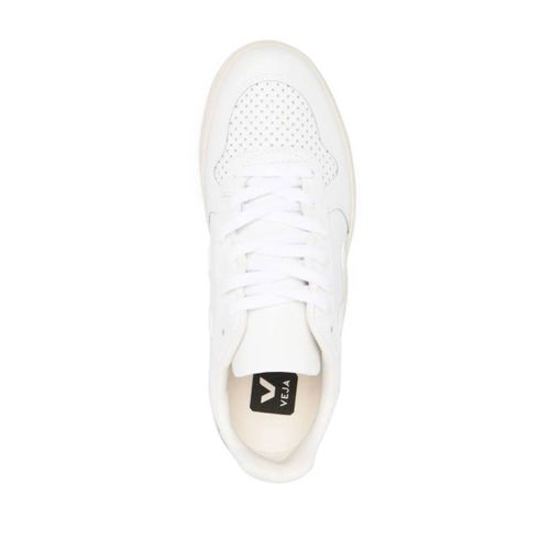 Veja Baskets V-10 En Cuir - Blanc