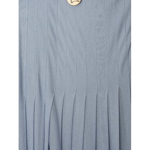 Burberry Jupe Longue À Design Plissé - Bleu