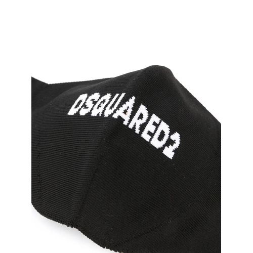Dsquared2 Masque À Logo - Noir