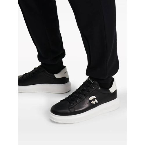 Karl Lagerfeld Baskets Ikon Nft Kapri En Cuir - Noir