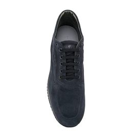 Hogan Baskets À Logo Sur Le Côté - Bleu