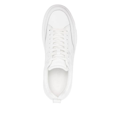 Calvin Klein Baskets À Fini Mat - Blanc
