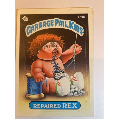 Garbage Pail Kids - Les Crados - Topps Gpk 1986 Repaired Rex 174b