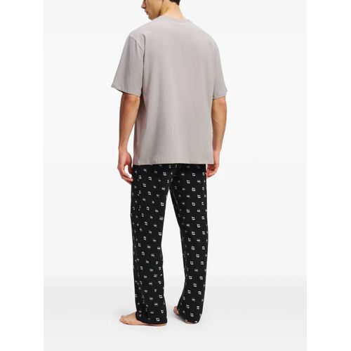 Karl Lagerfeld Pyjama À Pois - Gris