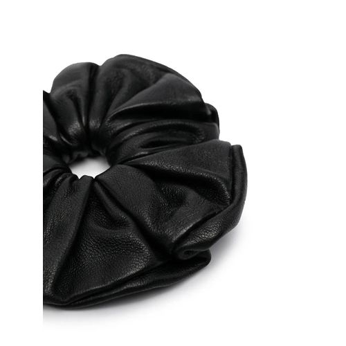 Manokhi chouchou en cuir - Noir
