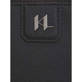 Karl Lagerfeld sac à bandoulière à motif monogrammé - Noir