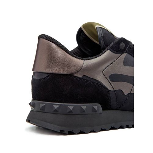 Valentino Garavani Baskets Rockrunner Camouflage Noir