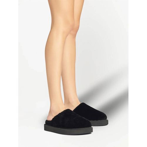 Giuseppe Zanotti Mules Swanilda À Bout Rond - Noir - 35