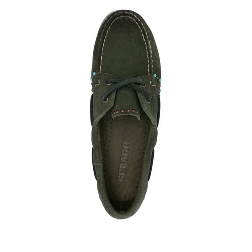 Sebago Mocassins En Daim - Vert