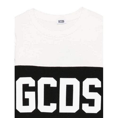 Gcds Kids Sweat À Logo - Blanc