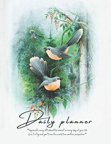 Daily Planner: Cute Daily Weekly Monthly Planner 8.5x11 Inch - Large Pages For Planners To Note, Scheduling, Organizing