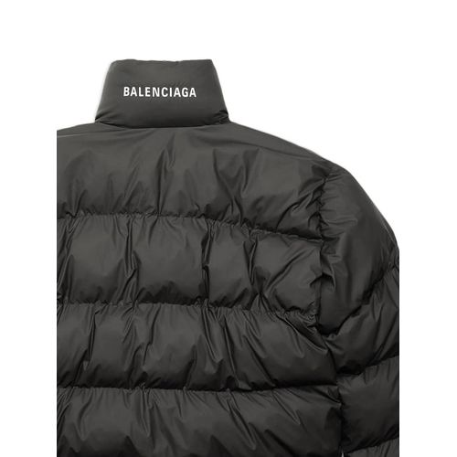 Balenciaga Doudoune À Logo Imprimé - Noir