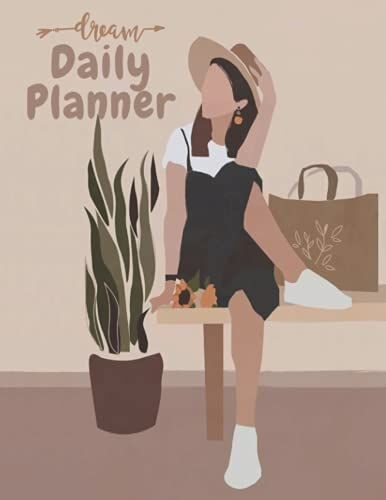 Daily Planner: Cute Daily Weekly Monthly Planner 8.5x11 Inch - Large Pages For Planners To Note, Scheduling, Organizing