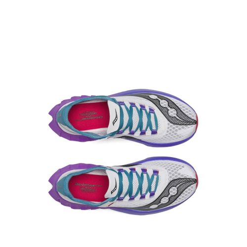 Saucony Baskets Perforées Endorphin Pro 4 Galaxy - Blanc - 41