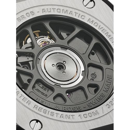 Bell & Ross Montre Br 05 Black Steel 40 Mm - Noir