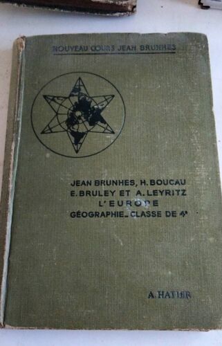 Géographie L'europe Classes De 4 Me Nouveau Cours Jean Brunhes