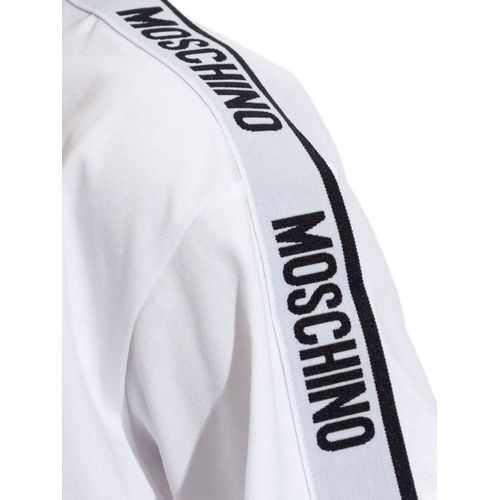 Moschino T-Shirt À Détail De Bande - Blanc