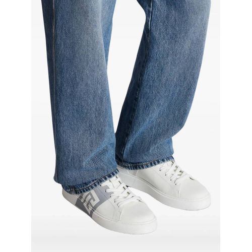 Balmain Baskets B-Court À Détail De Logo - Blanc