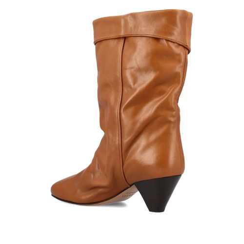 Isabel Marant Bottines En Cuir De Veau 55 Mm - Marron