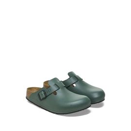 Birkenstock Mules Boston Pro 'leather-Thyme' - Vert