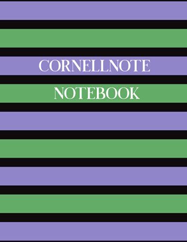 Cornell Notes Notebook: The Cornell Note Taking System, Large College Ruled Medium Lined Journal Note Taking System For School And University