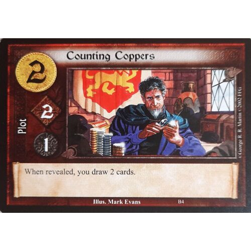 Carte A Game Of Thrones Ccg - Counting Coppers B#4