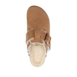 Birkenstock Chaussons Boston Bold - Marron