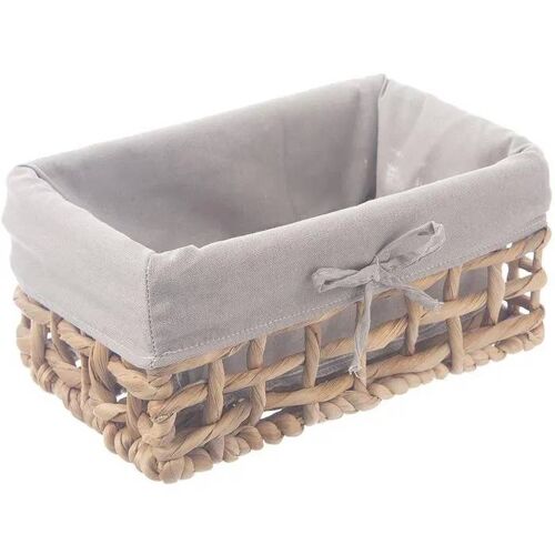 ORION Panier 27 × 17 × 13 cm gris, jacinthe d'eau textile