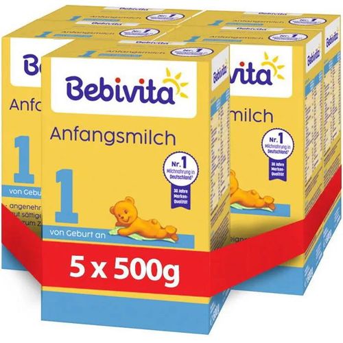 Bebivita 1 Lait Maternisé Des La Naissance 5×500 G