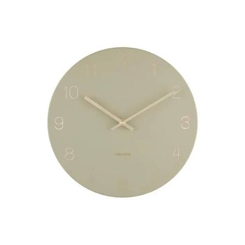 Horloge murale - KARLSSON - Charm Small - Vert - Rond - Intérieur