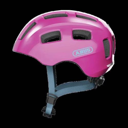 Casque Vélo Enfant - Abus - Youn-I 2.0 - Fuchsia - In-Mold - Led Intégré