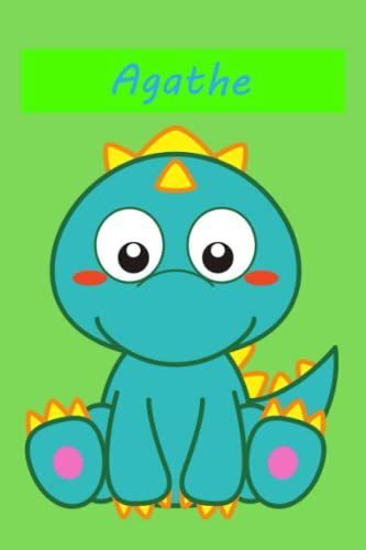 Agathe: Cahier Personnalisé Livre Ligné De 120 Pages