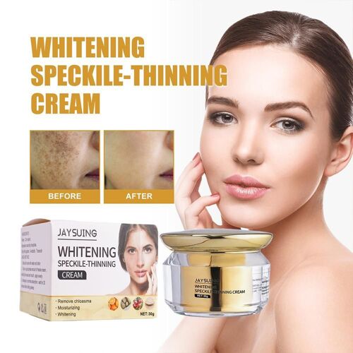 Crème Éclaircissante Pour Taches De Rousseur, Hydratant Pour Le Visage, Élimine Les Taches Foncées, Mélasma, Mélanine, Éclaircit La Peau, Réparation Efficace, Anti-Âge